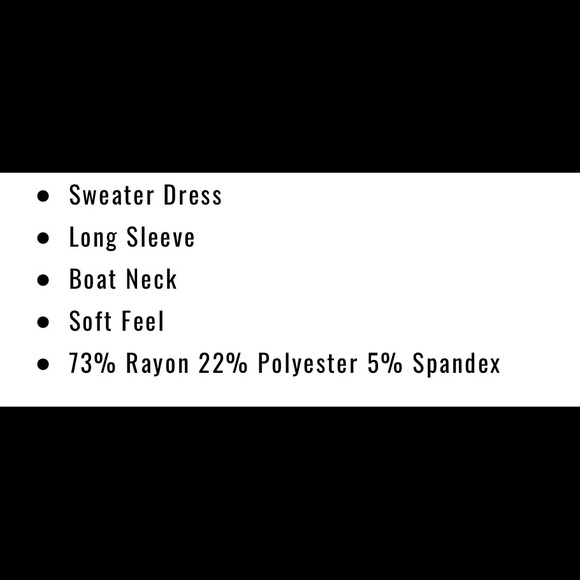 Long sleeve sweater dress - Picture 3 of 3